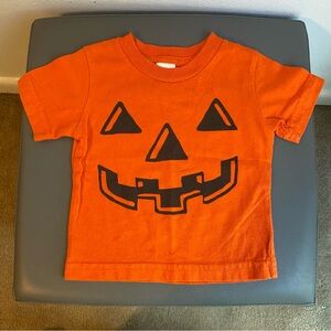Little Teez 12 Month Jack O Lantern Pumpkin Orange Halloween T-Shirt 100% Cotton